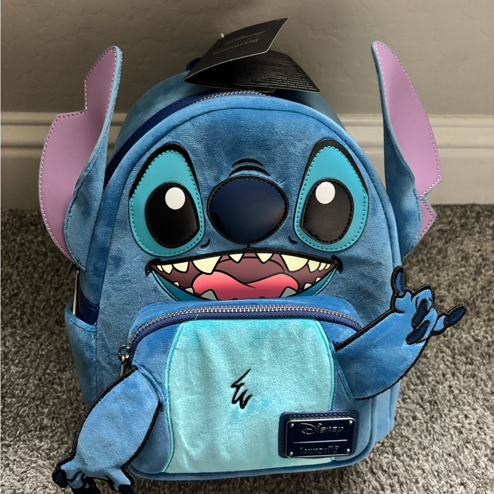 Disney Loungefly Stitch NWT Backpack Ohana, Aloha Lilo&Stitch